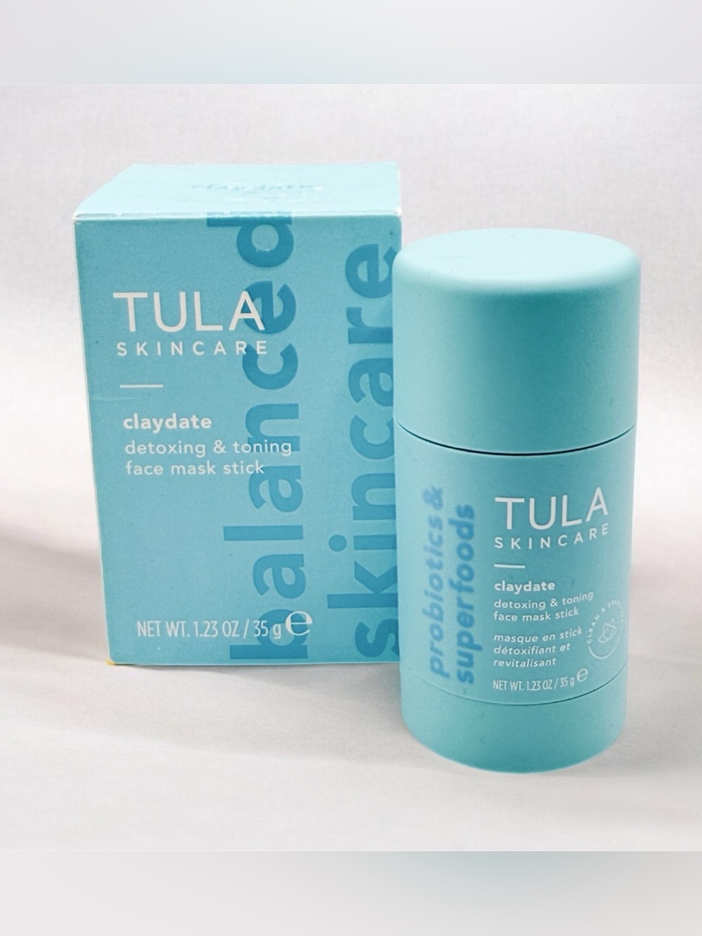 TULA Skincare Claydate Detoxing & Toning Face Mask Stick